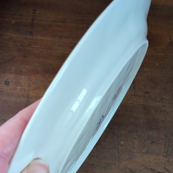 by ANTHROPOLOGIE I Insight Stoneware Plate Hamsa Blue Gold Hand Eye Pattern - Picture 11 of 12